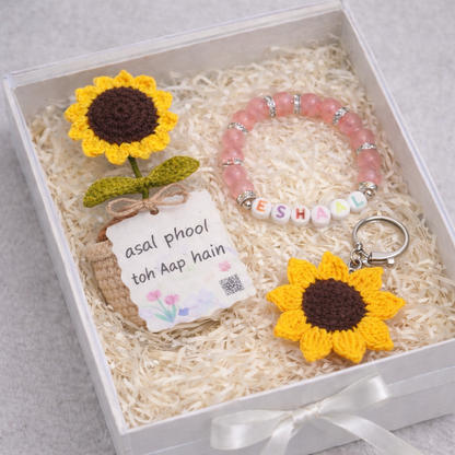 Meri Soorajmukhi - Crochet Sunflower Gift Box Gulyarn