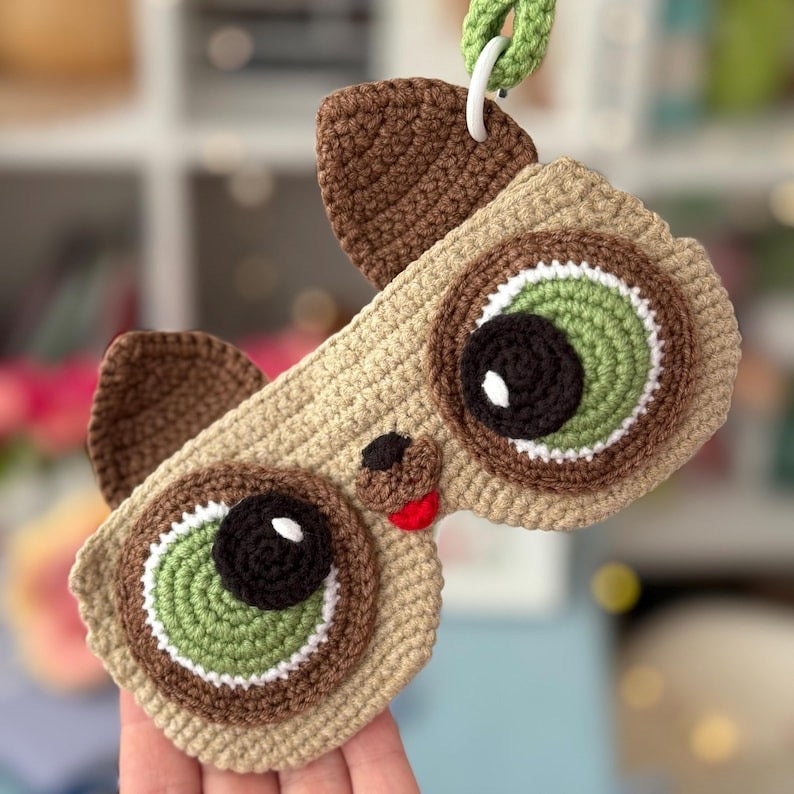 Cute crochet glasses holder Gulyarn