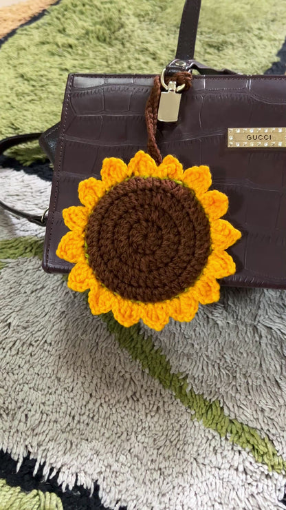 Sunflower Mirror Charm