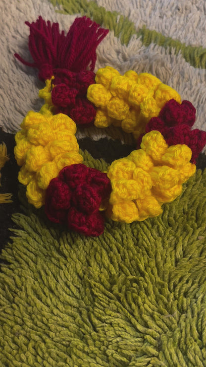 Gainda Phool Crochet Gajra