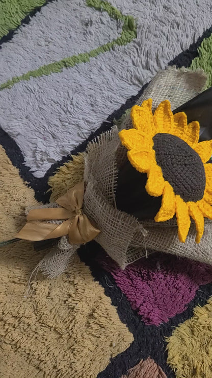 Supersized Crochet Sunflower