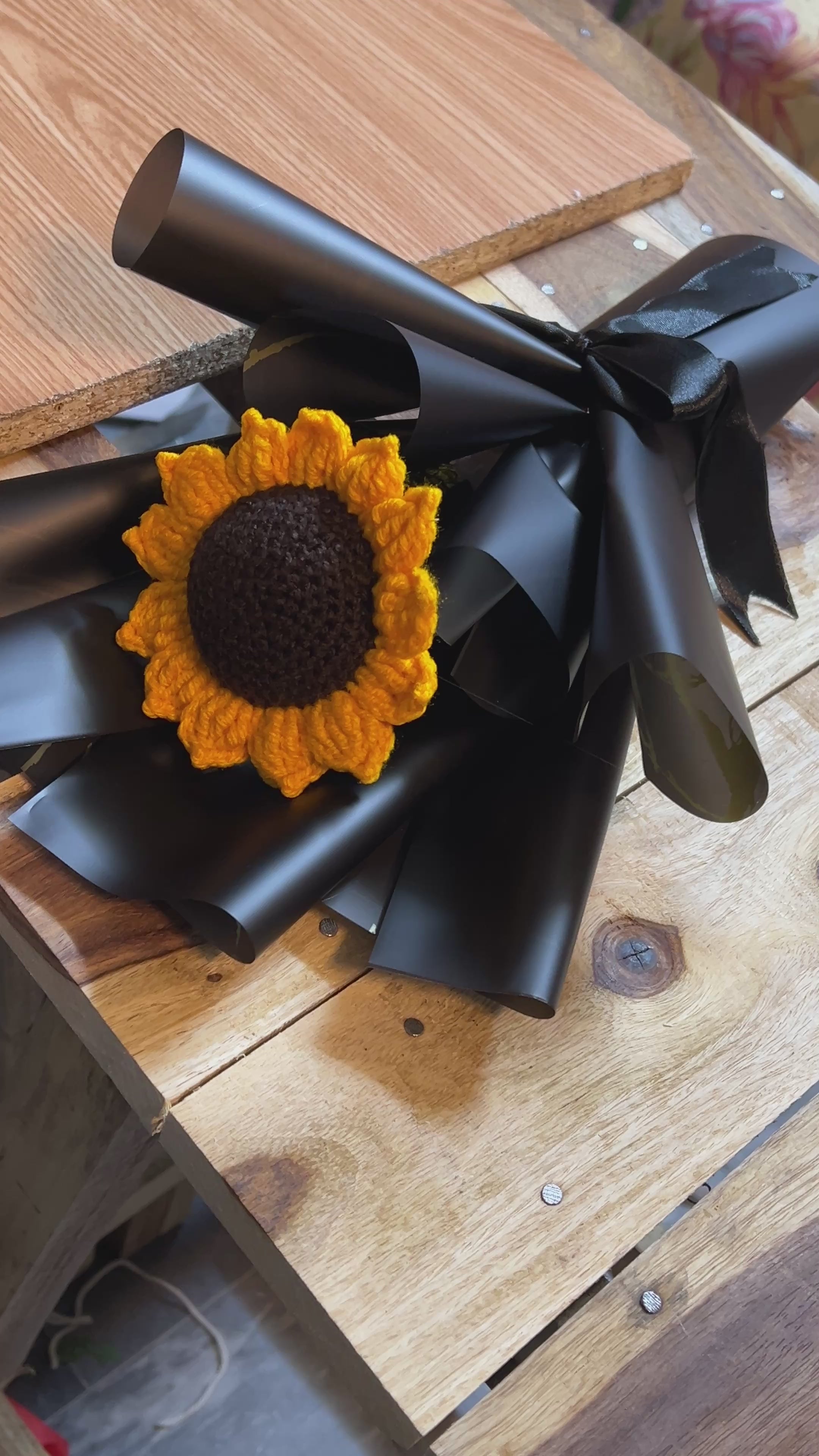 Scented Crochet Sunflower – Gulyarn